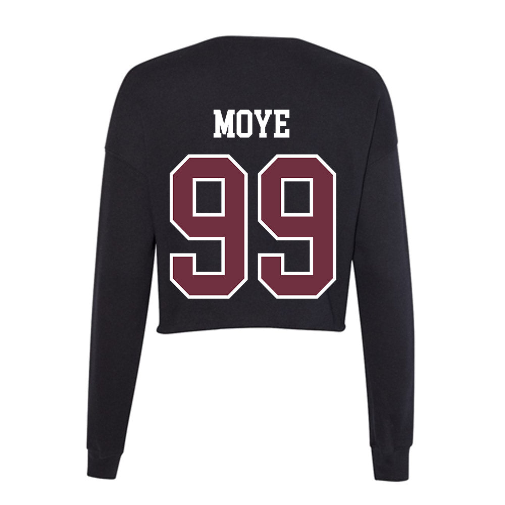 Mississippi State - NCAA Football : Jamarcus Moye - Women's Cropped Crew Fleece-1