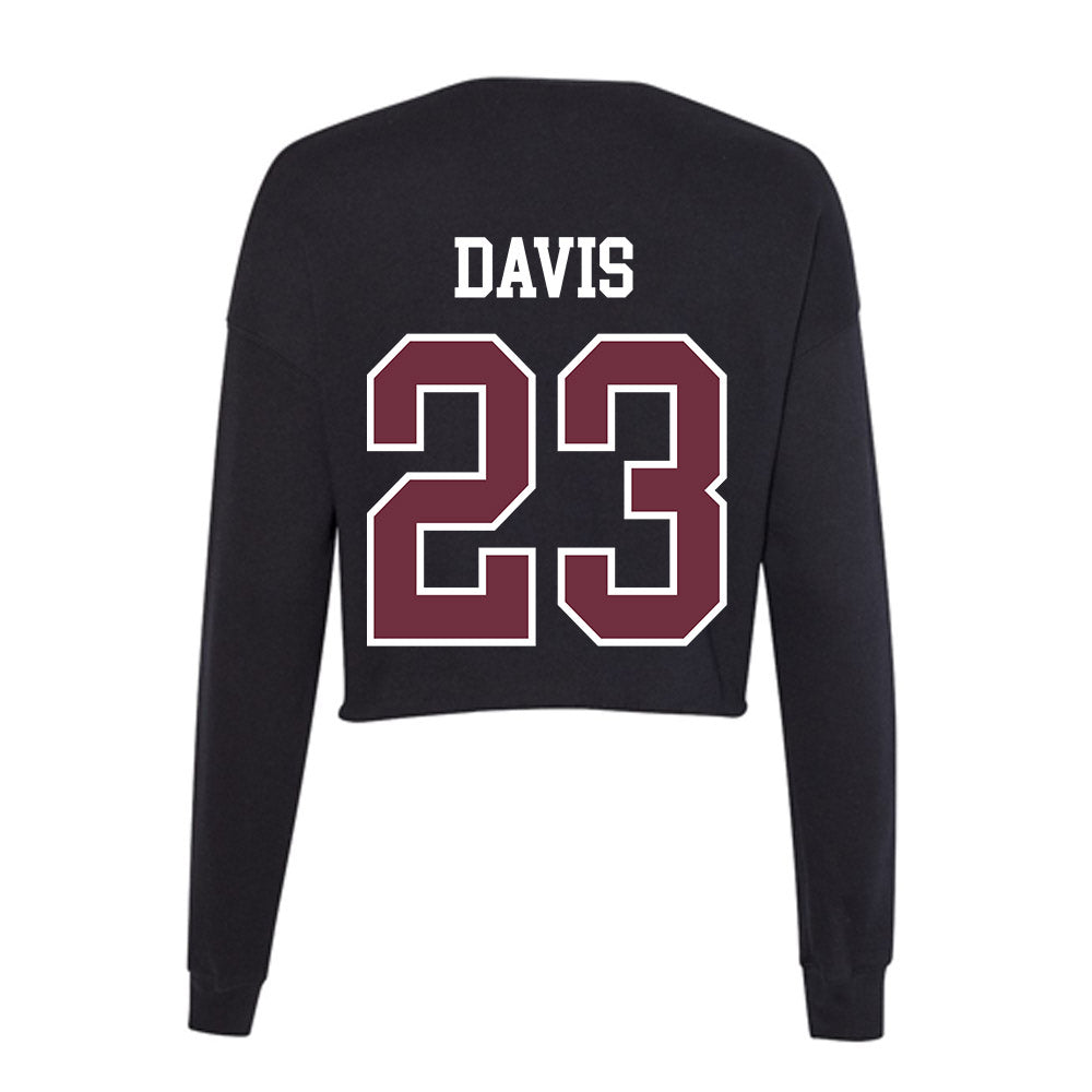 Mississippi State - NCAA Football : SetH Davis - Women's Cropped Crew Fleece-1