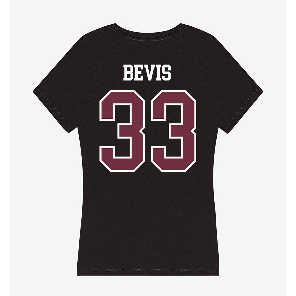 Mississippi State - NCAA Baseball : Blake Bevis - Women's V-Neck T-Shirt-1
