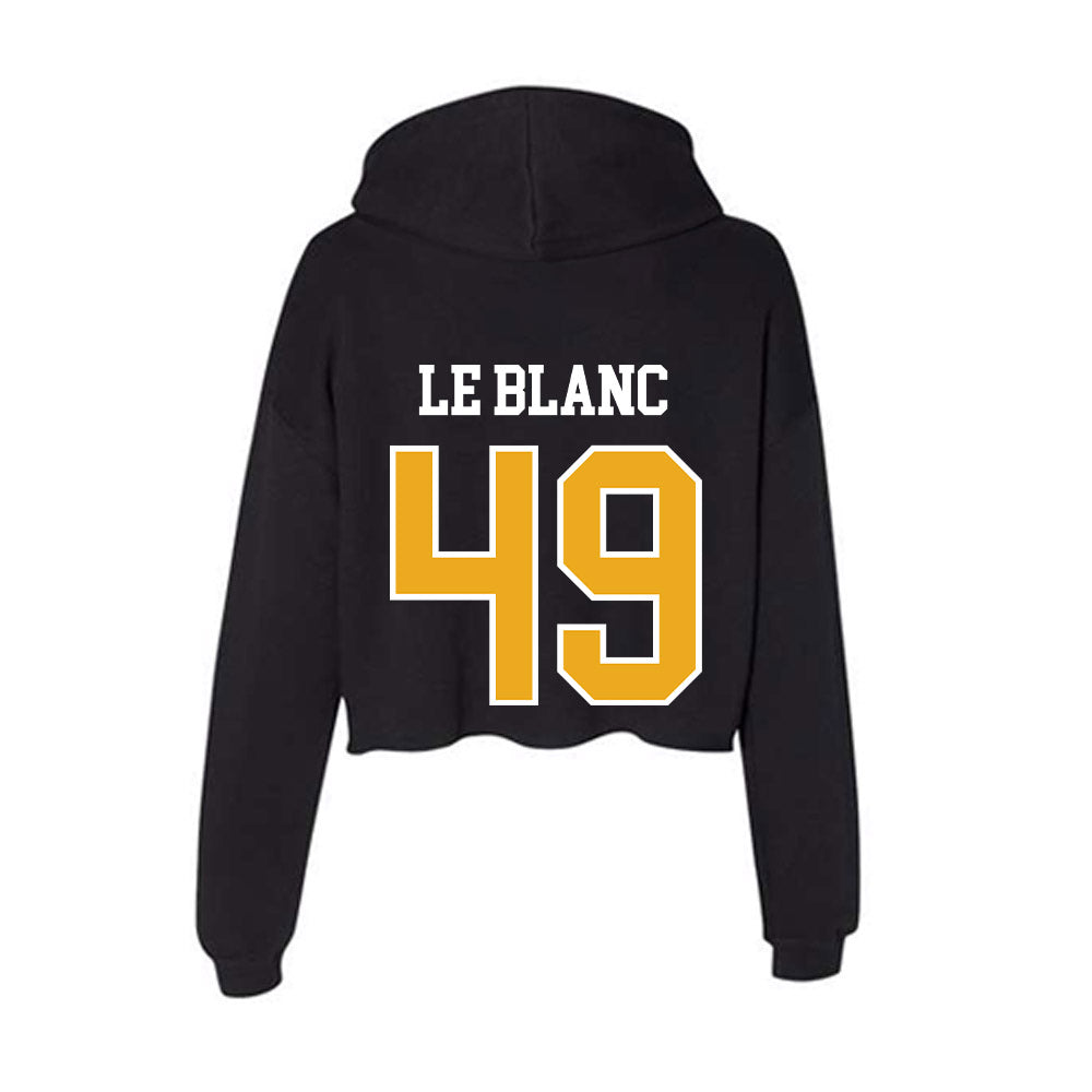 Missouri - NCAA Football : Brett Le Blanc - Women's Crop Fleece Hoodie-1