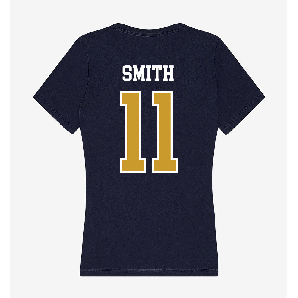 Notre Dame - NCAA Football : KK Smith - Women's V-Neck T-Shirt-1