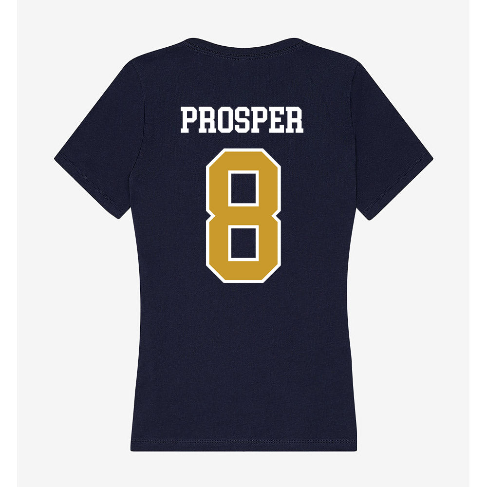 Notre Dame - NCAA Women's Basketball : Cassandre Prosper - Women's V-Neck T-Shirt-1