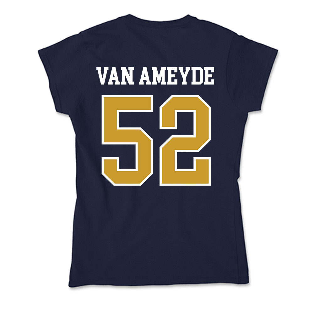 Notre Dame - NCAA Baseball : Chase Van Ameyde - Soft Style Women’s T-Shirt-1