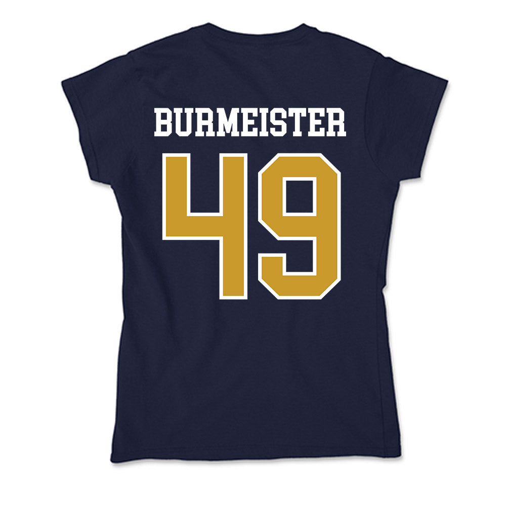 Notre Dame - NCAA Men's Lacrosse : Ben Burmeister - Soft Style Women’s T-Shirt-1
