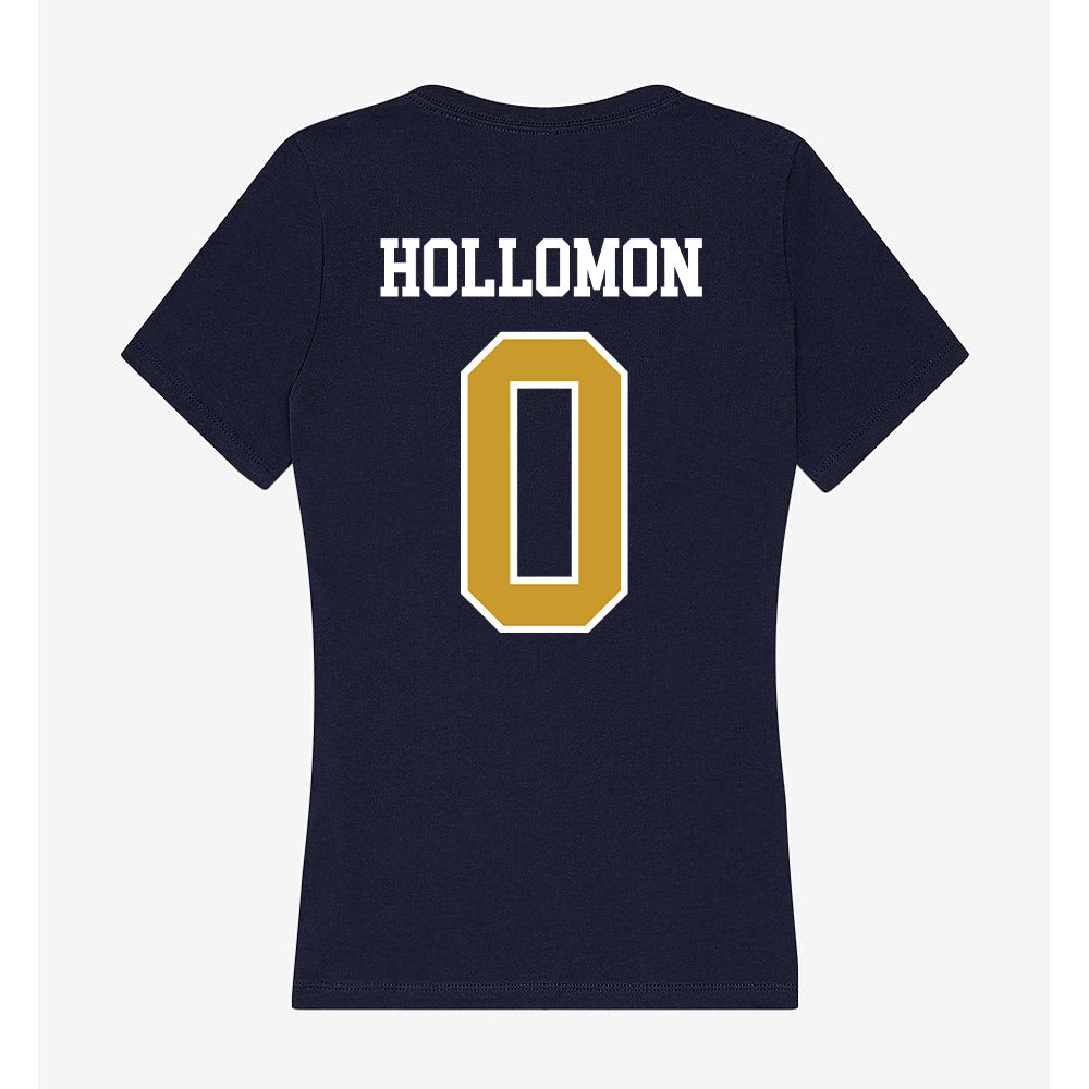 Notre Dame - NCAA Women's Soccer : Jackie Hollomon - Women's V-Neck T-Shirt-1