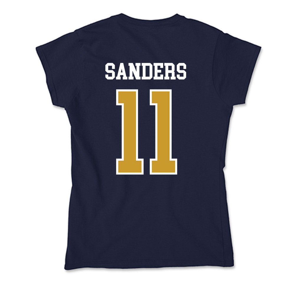 Notre Dame - NCAA Women's Lacrosse : Marleigh Sanders - Soft Style Women’s T-Shirt-1