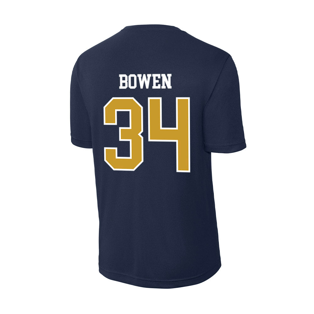 Notre Dame - NCAA Football : Drayk Bowen - Activewear T-Shirt-1