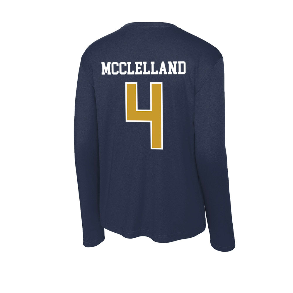 Notre Dame - NCAA Women's Lacrosse : Ellie McClelland - Activewear Long Sleeve T-Shirt-1