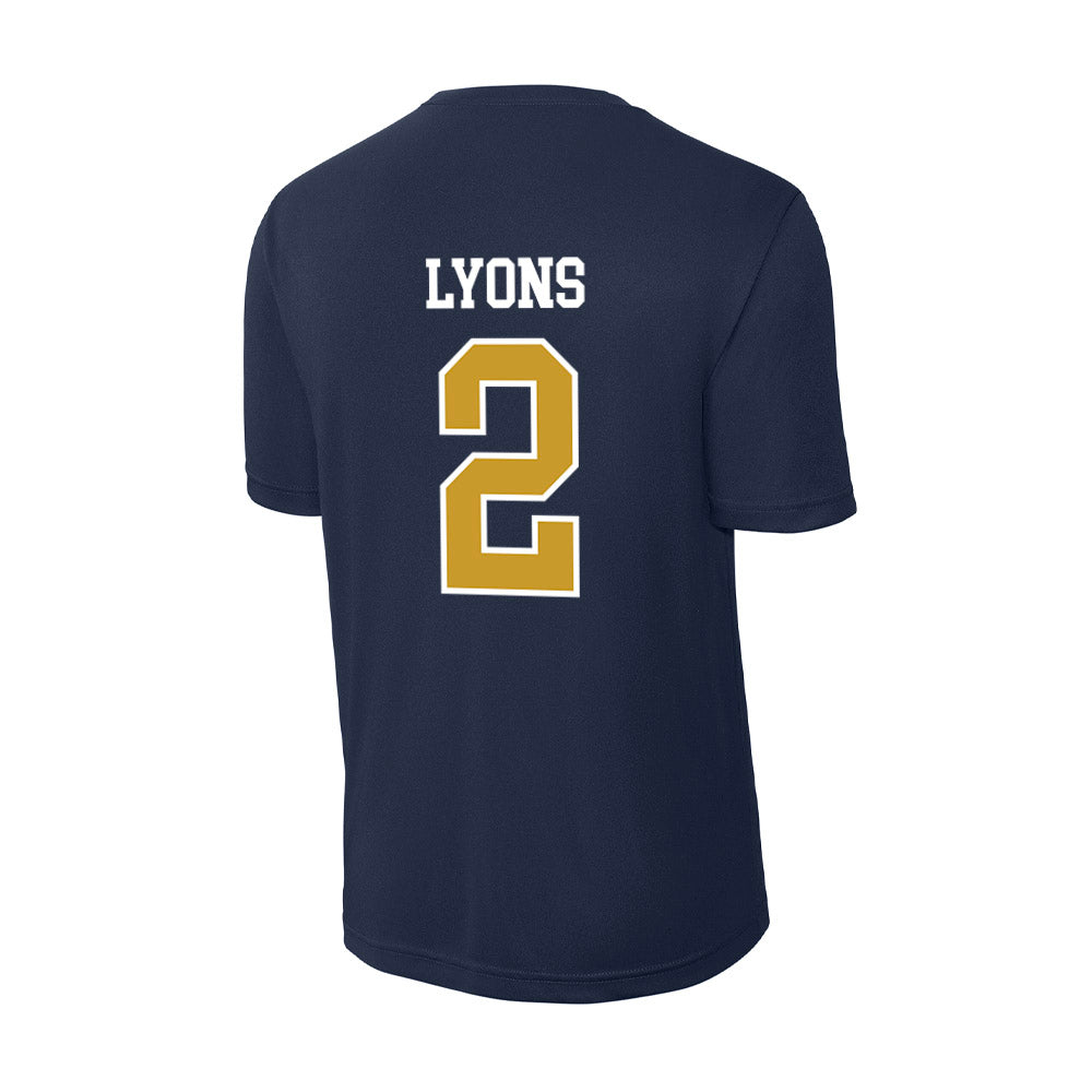 Notre Dame - NCAA Women's Lacrosse : Abigail Lyons - Activewear T-Shirt-1
