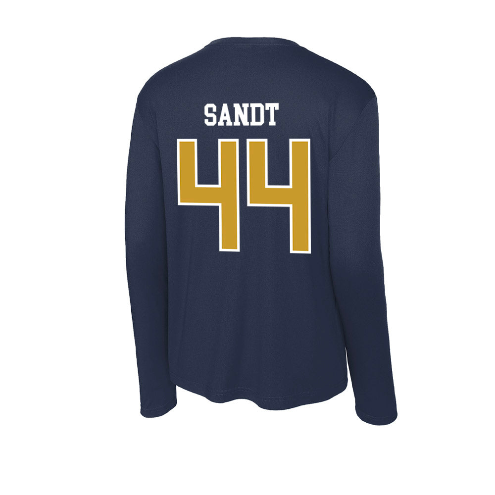 Notre Dame - NCAA Women's Volleyball : Ella Sandt - Activewear Long Sleeve T-Shirt-1