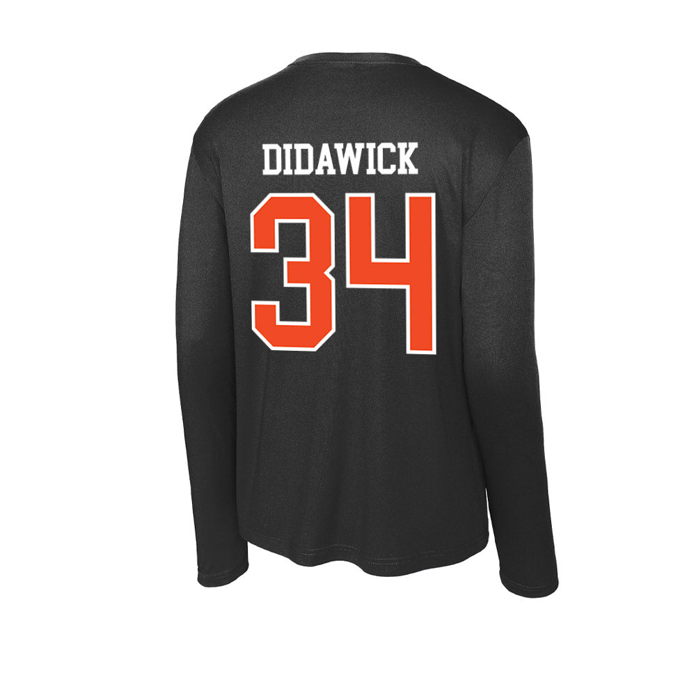 Virginia - NCAA Baseball : Harrison Didawick - Activewear Long Sleeve T-Shirt-1