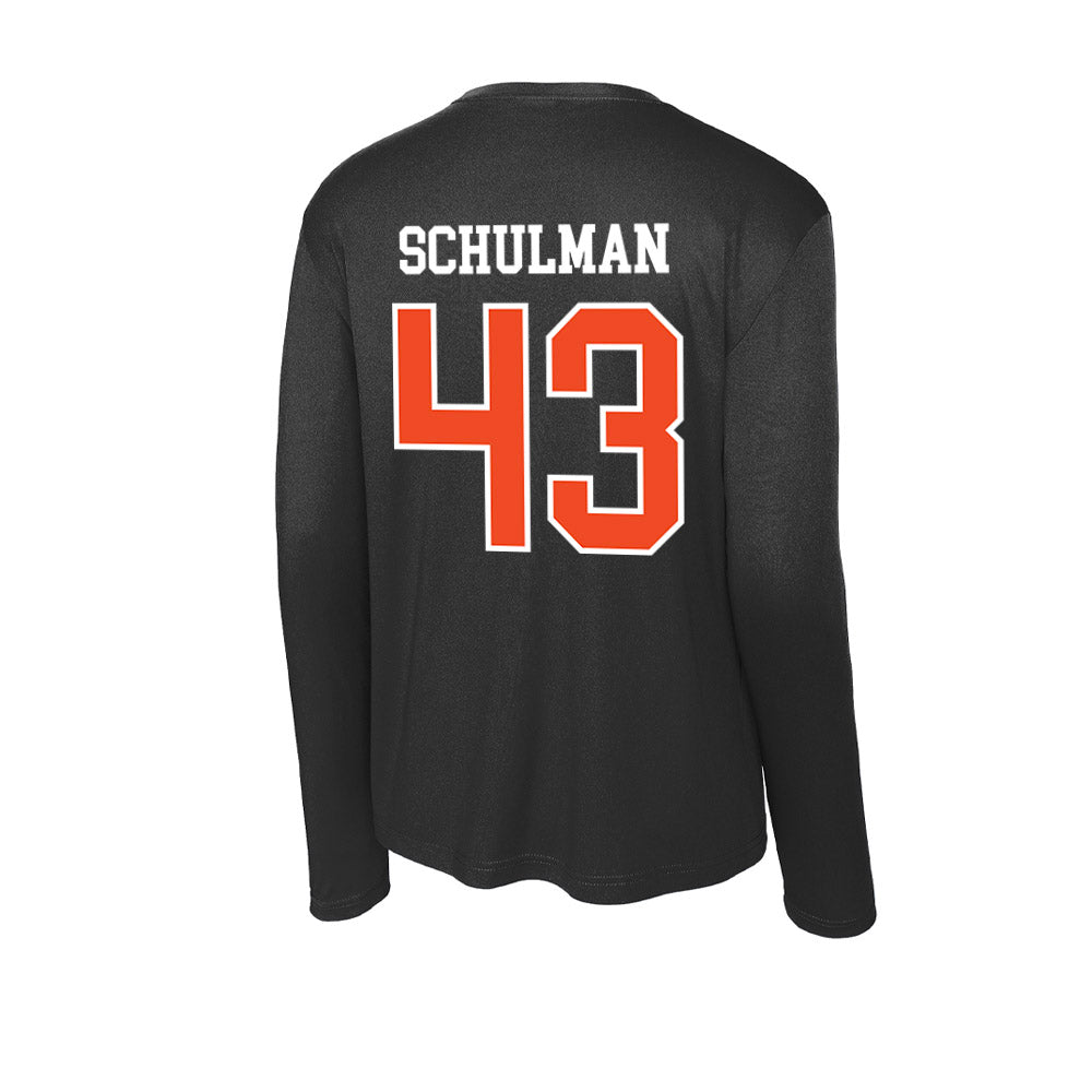 Virginia - NCAA Baseball : Ben Schulman - Activewear Long Sleeve T-Shirt-1