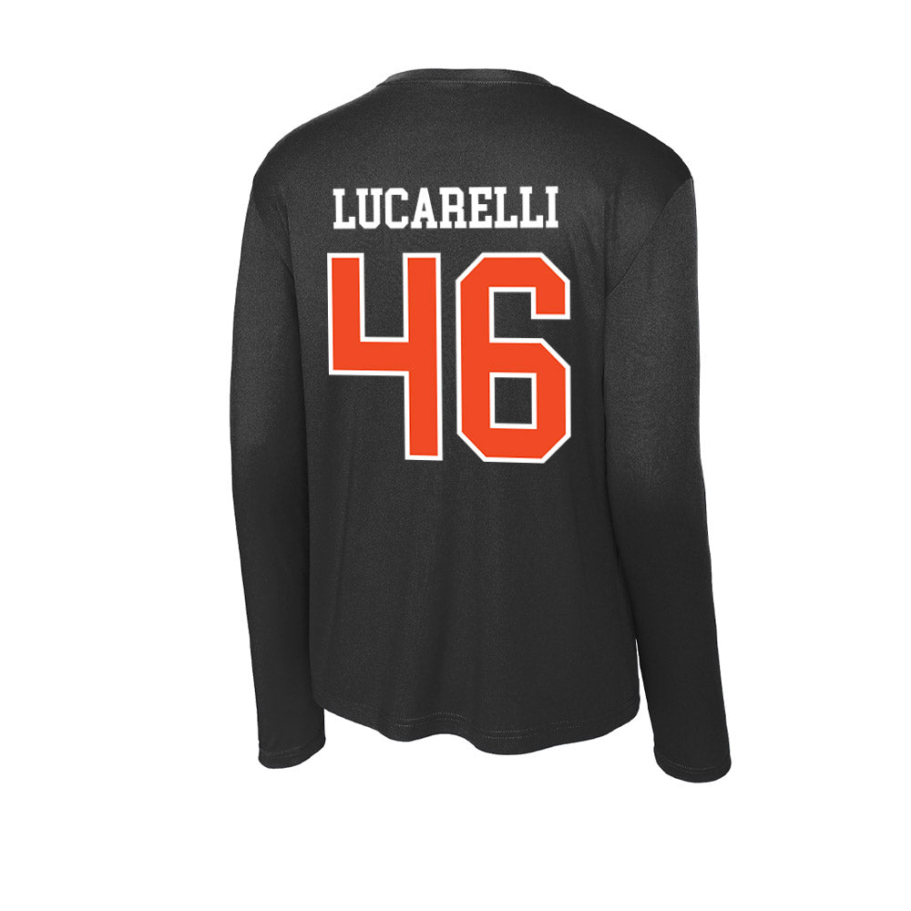 Virginia - NCAA Baseball : Christian Lucarelli - Activewear Long Sleeve T-Shirt-1