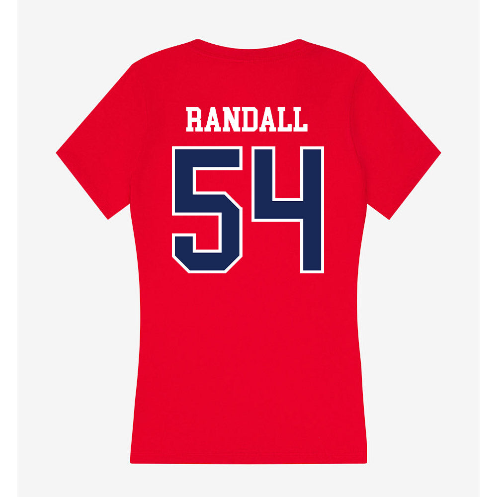 Arizona - NCAA Football : Chase Randall - Women's V-Neck T-Shirt-1