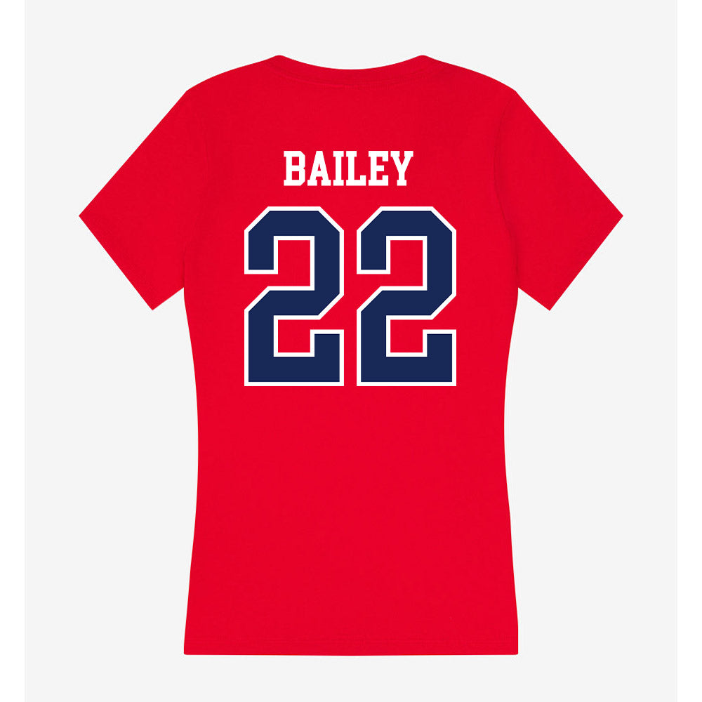 Arizona - NCAA Baseball : Smith Bailey - Women's V-Neck T-Shirt-1