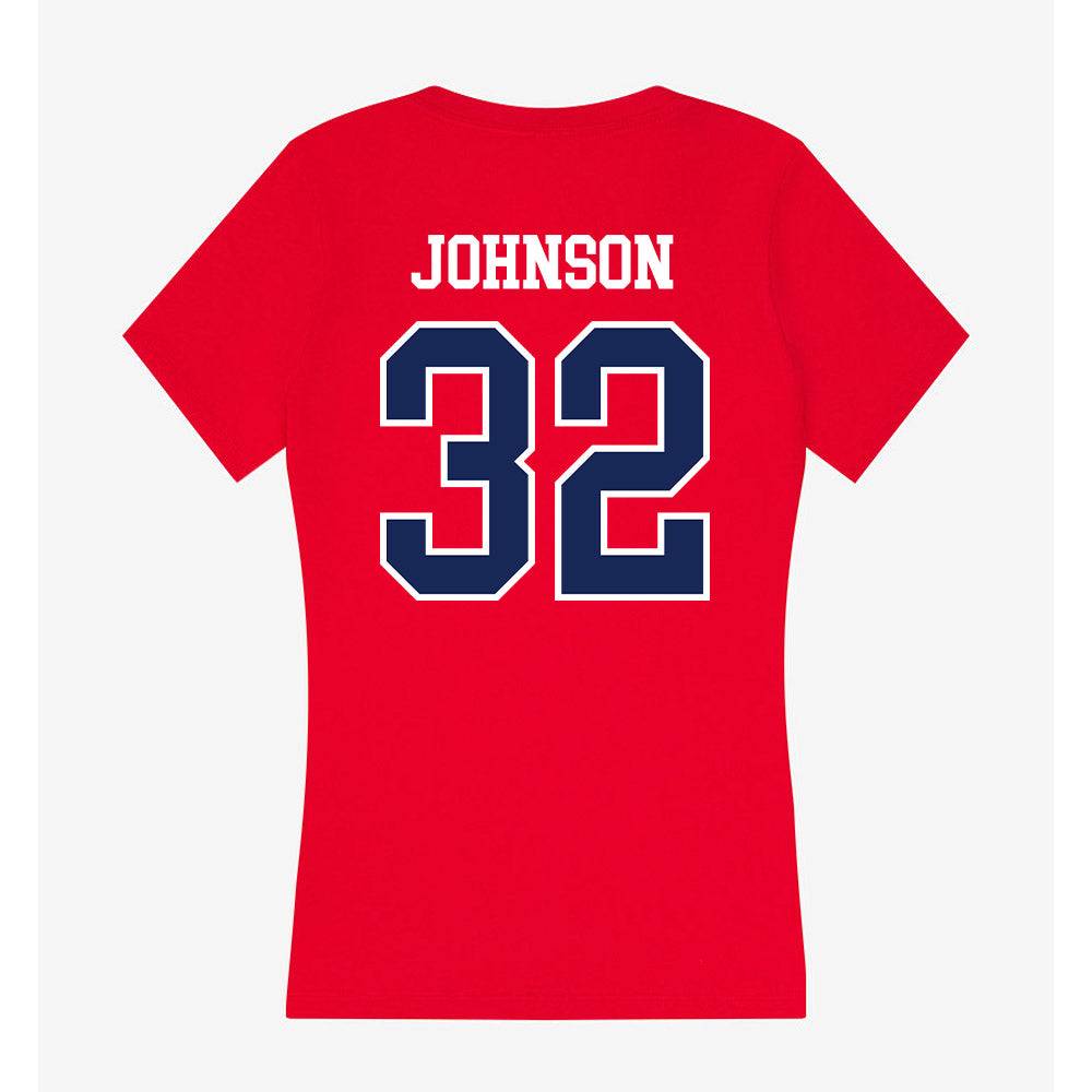 Arizona - NCAA Women's Volleyball : Alayna Johnson - Women's V-Neck T-Shirt-1