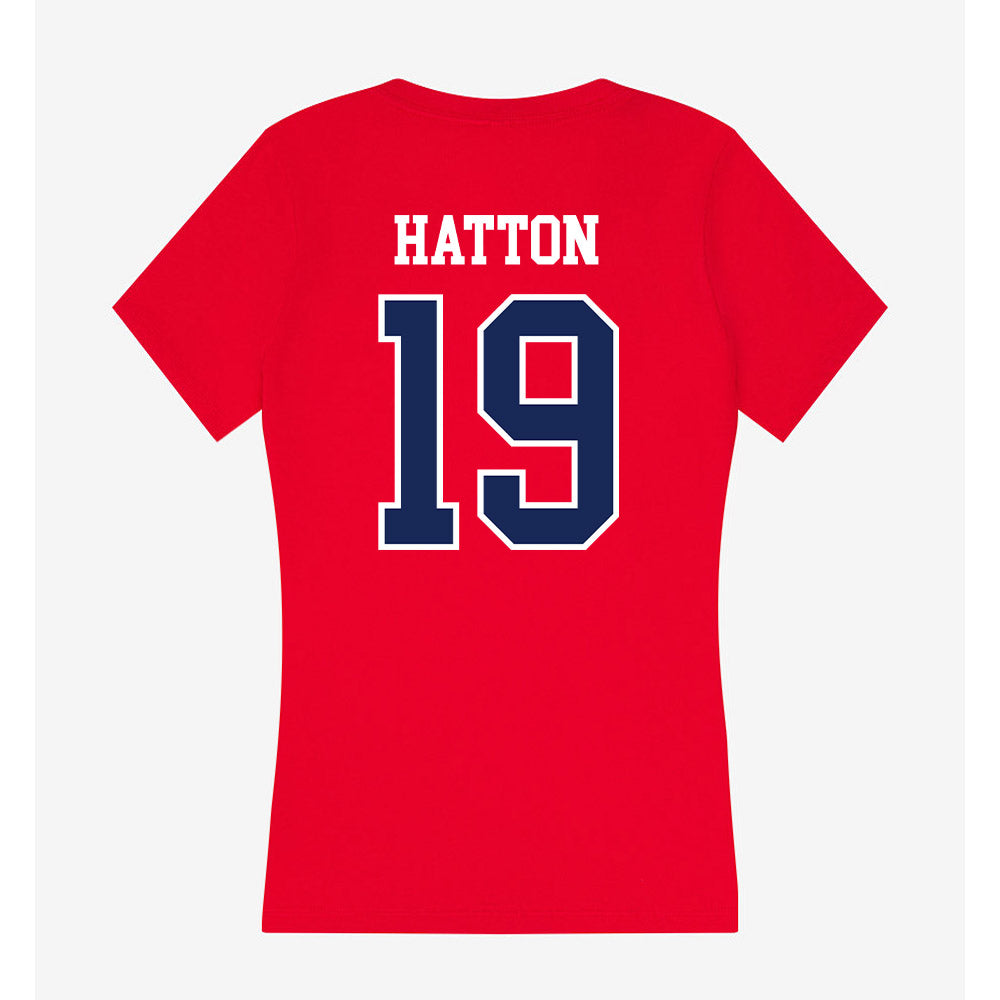 Arizona - NCAA Women's Volleyball : Brookelyn Hatton - Women's V-Neck T-Shirt-1