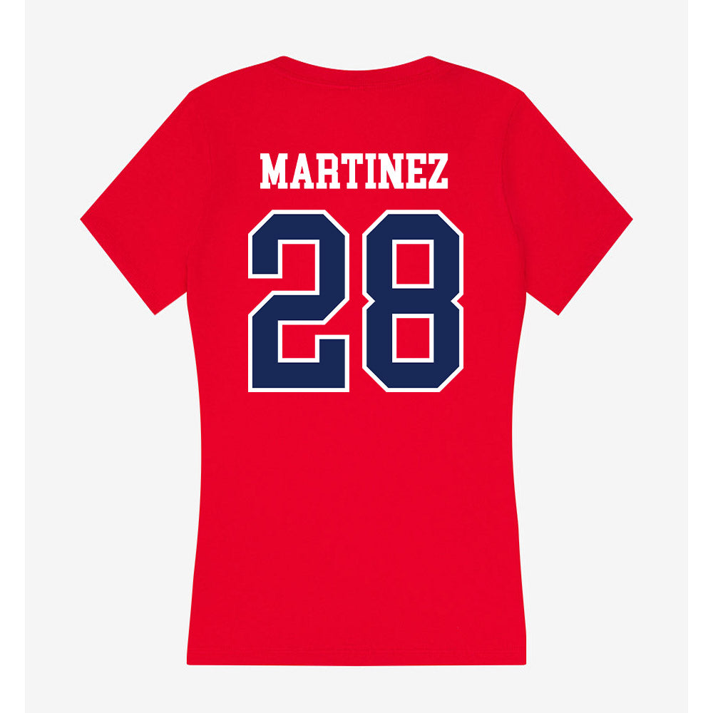Arizona - NCAA Baseball : Matthew Martinez - Women's V-Neck T-Shirt-1
