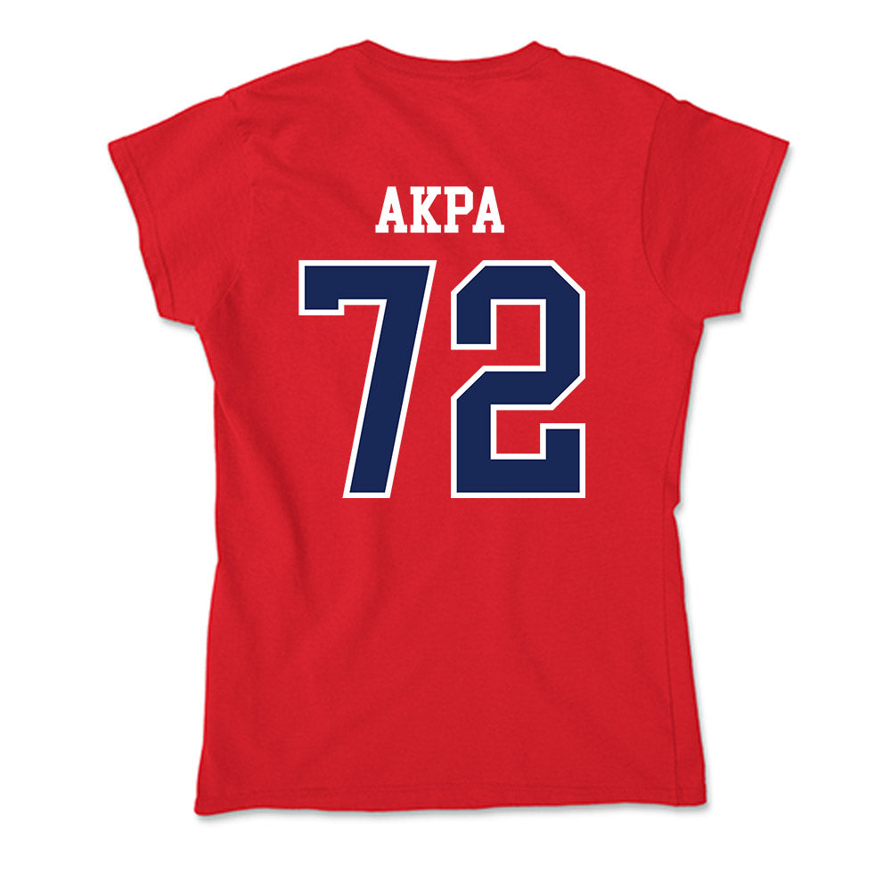 Arizona - NCAA Football : Louis Akpa - Soft Style Women’s T-Shirt-1