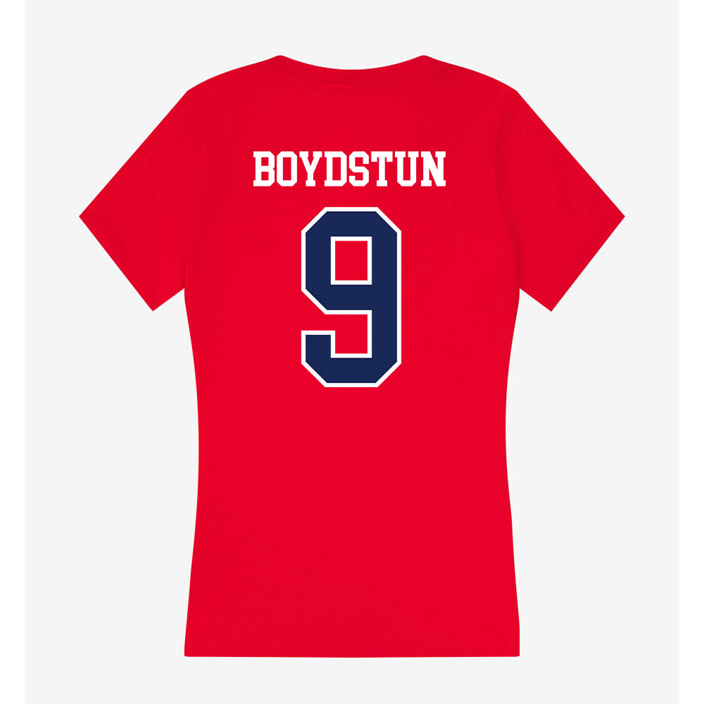 Arizona - NCAA Women's Soccer : Lily Boydstun - Women's V-Neck T-Shirt-1