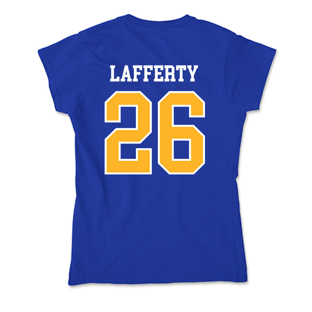 Pittsburgh - NCAA Baseball : Drew Lafferty - Soft Style Women’s T-Shirt-1