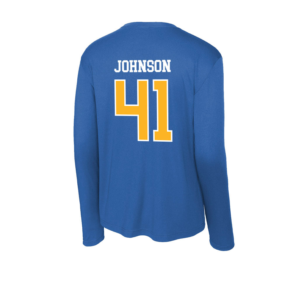 Pittsburgh - NCAA Women's Track & Field : Caleia Johnson - Activewear Long Sleeve T-Shirt-1