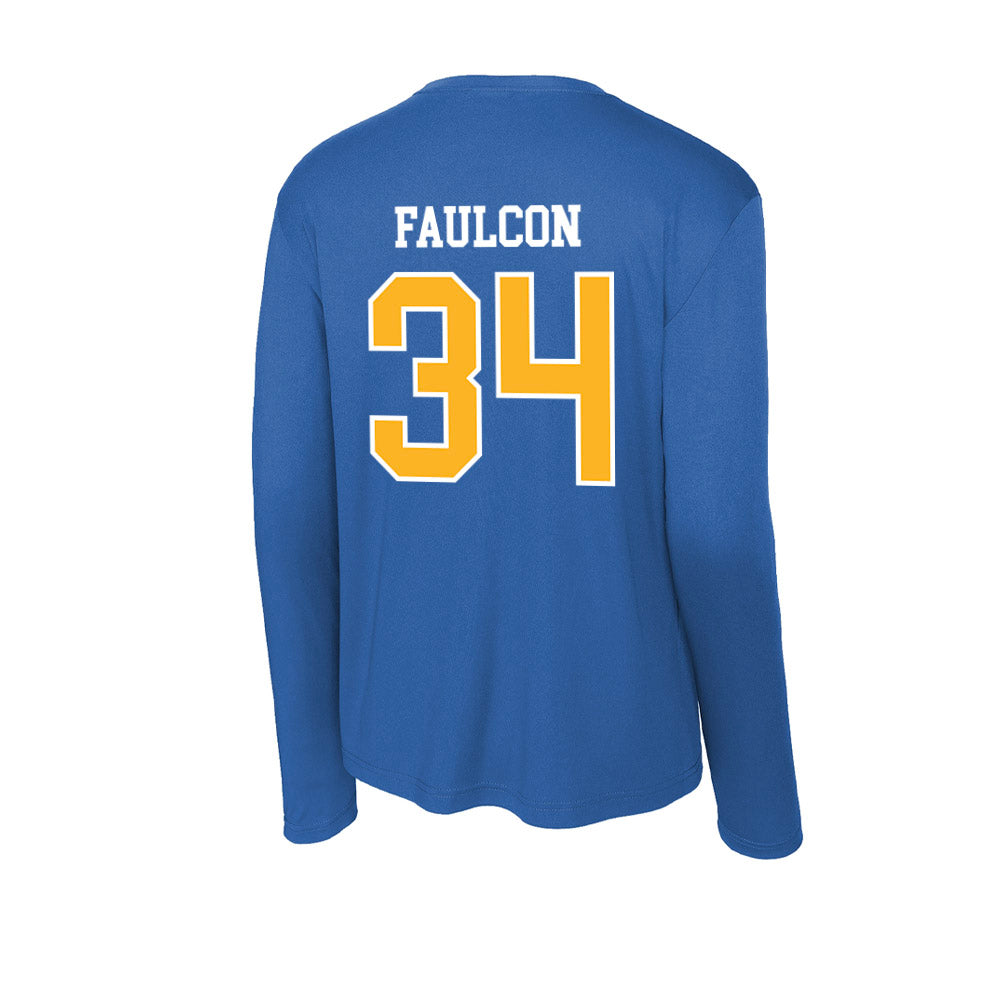 Pittsburgh - NCAA Baseball : Kayden Faulcon - Activewear Long Sleeve T-Shirt-1