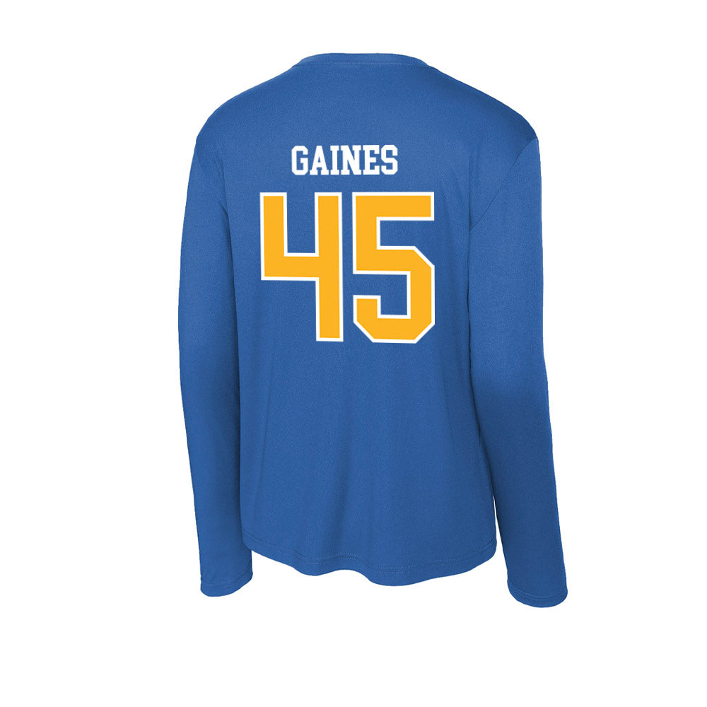 Pittsburgh - NCAA Baseball : Andrew Gaines - Activewear Long Sleeve T-Shirt-1