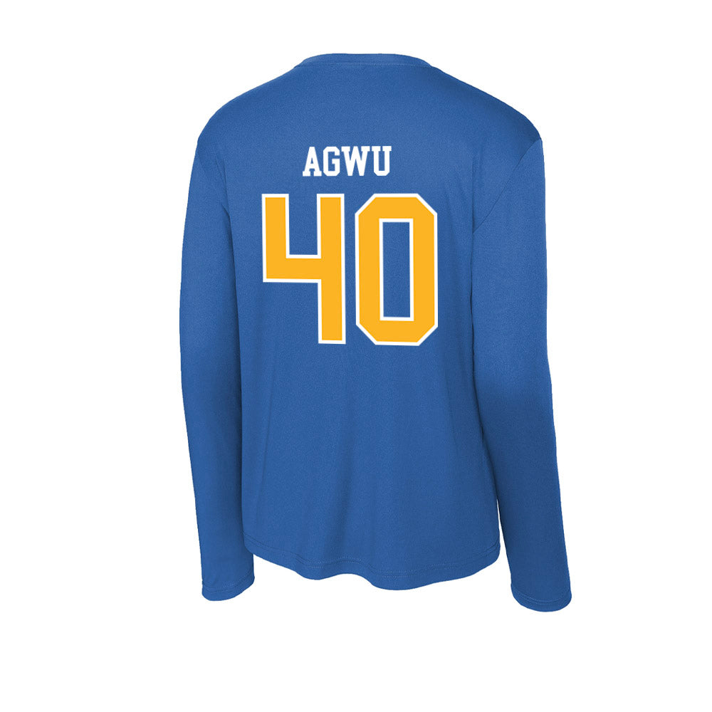 Pittsburgh - NCAA Football : Amah Agwu - Activewear Long Sleeve T-Shirt-1