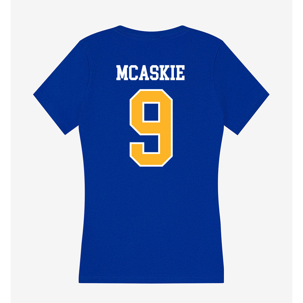 Pittsburgh - NCAA Baseball : Aidan McAskie - Women's V-Neck T-Shirt-1