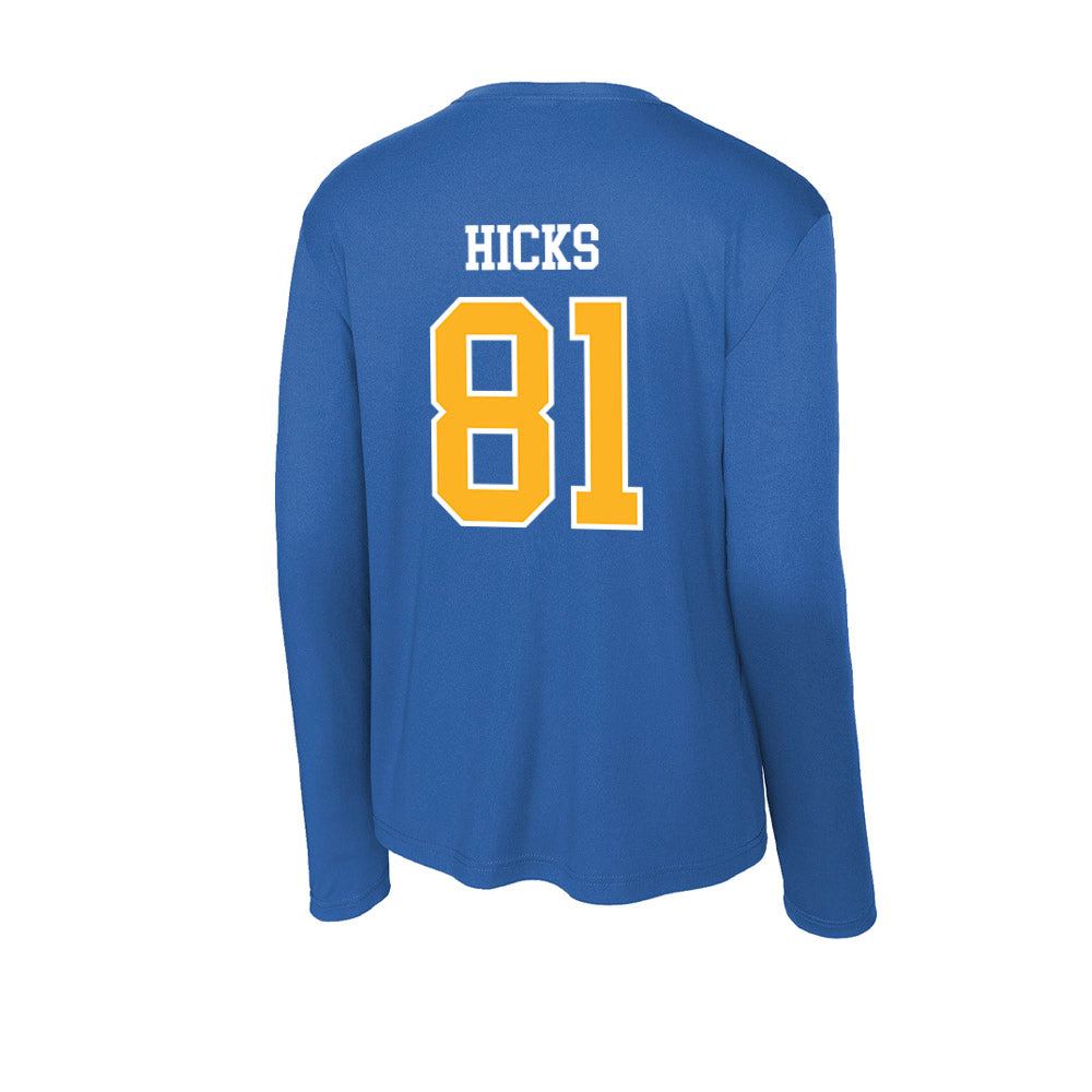 Pittsburgh - NCAA Football : Cataurus Hicks - Activewear Long Sleeve T-Shirt-1