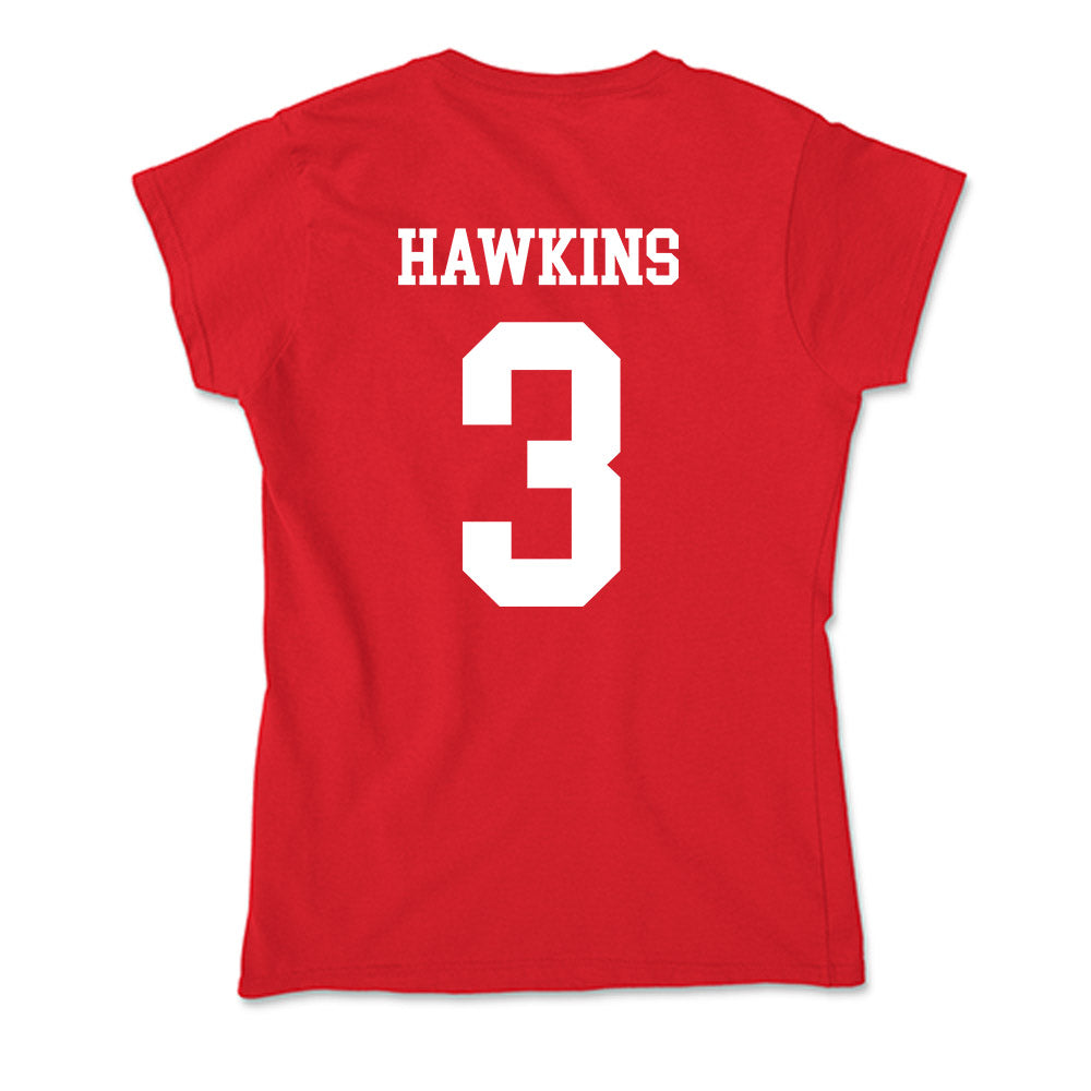 Utah - NCAA Baseball : Zakye Hawkins - Soft Style Women’s T-Shirt-1
