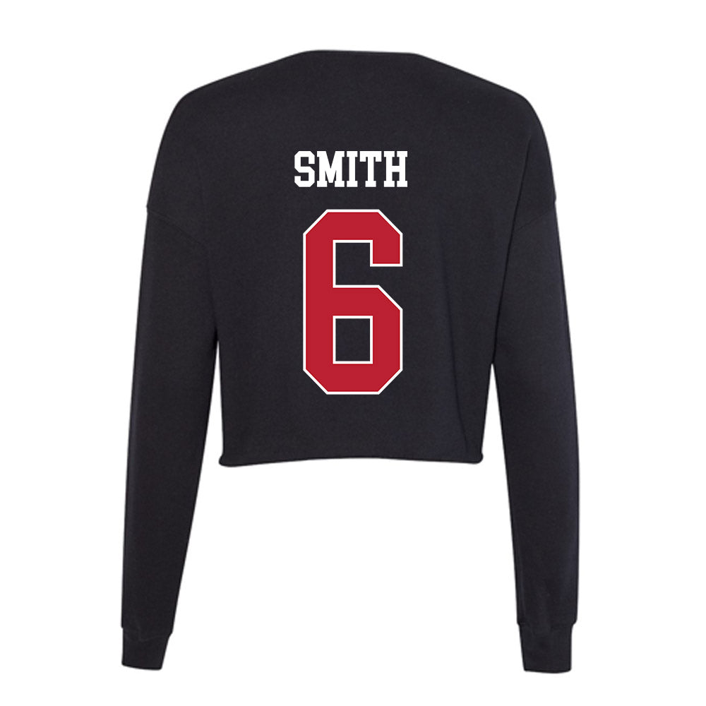 Georgia - NCAA Softball : Brooke Smith - Women's Cropped Crew Fleece-1