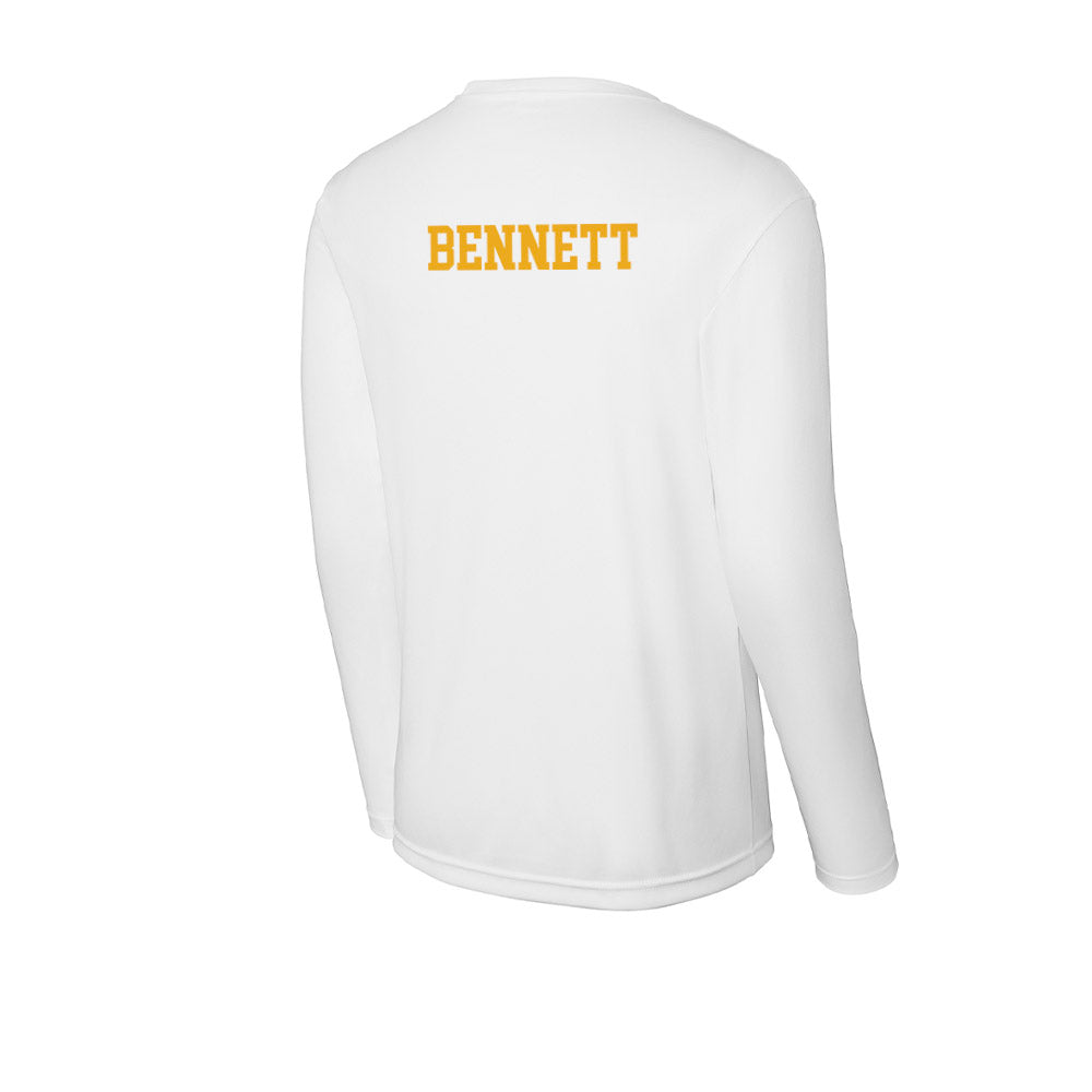 West Virginia - NCAA Men's Swimming & Diving : Preston Bennett - Activewear Long Sleeve T-Shirt-1