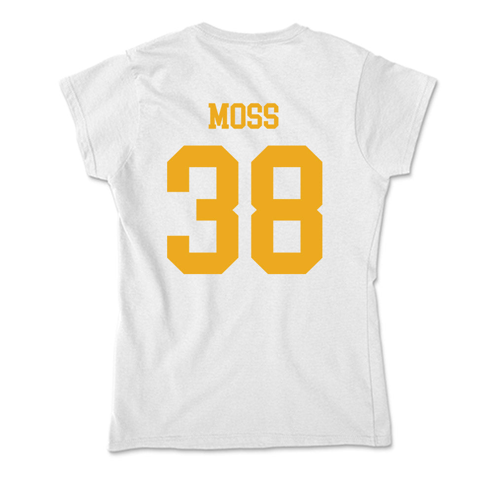 West Virginia - NCAA Football : Macguire Moss - Soft Style Women’s T-Shirt-1