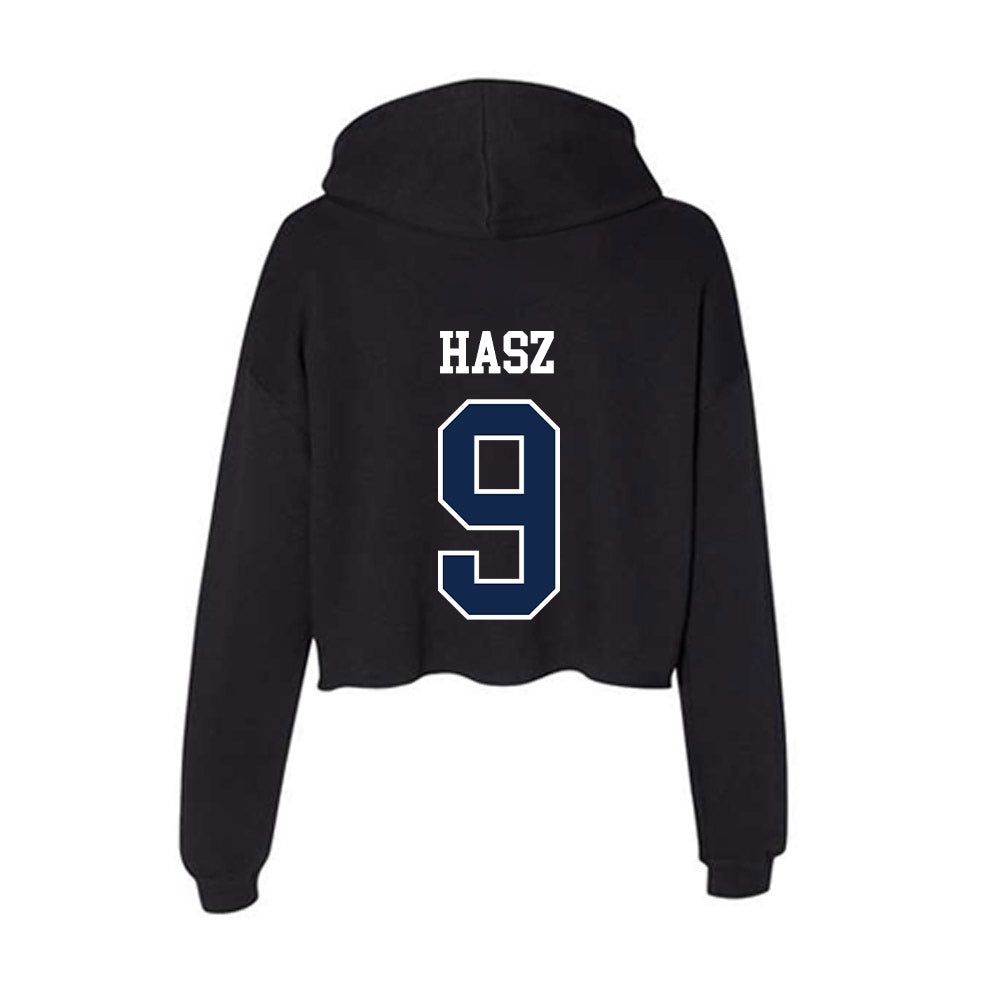 Ole Miss - NCAA Football : Luke Hasz - Women's Crop Fleece Hoodie-1