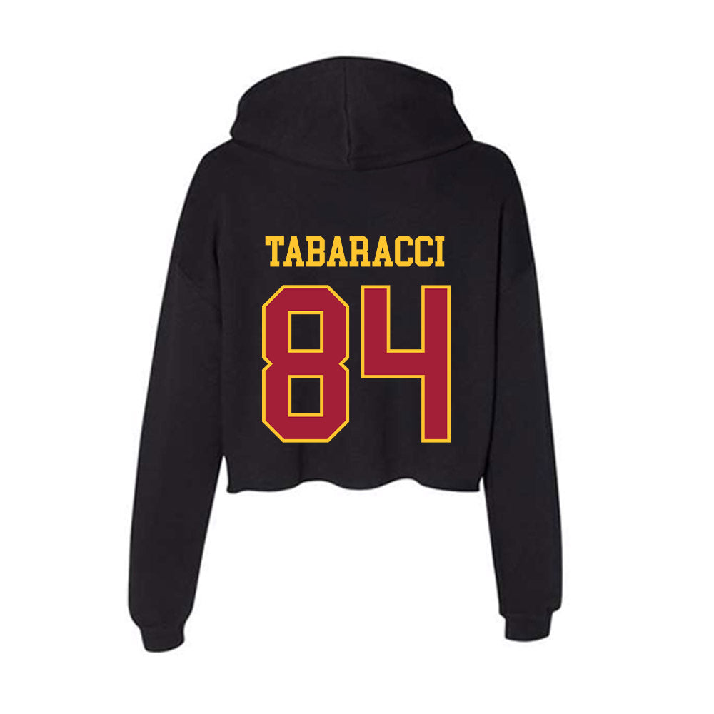 USC - NCAA Football : Carson Tabaracci - Women's Crop Fleece Hoodie-1