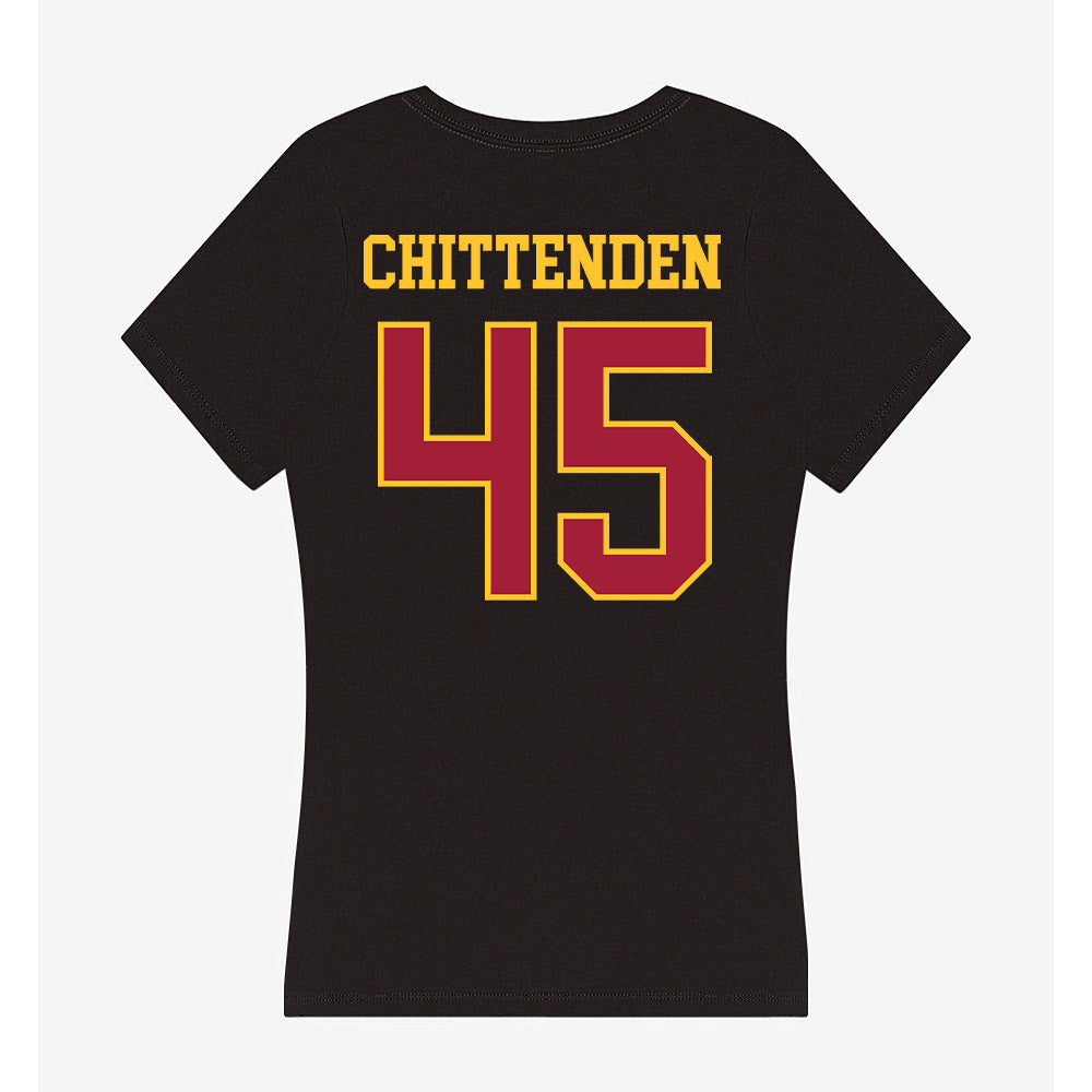 USC - NCAA Football : caden chittenden - Women's V-Neck T-Shirt-1