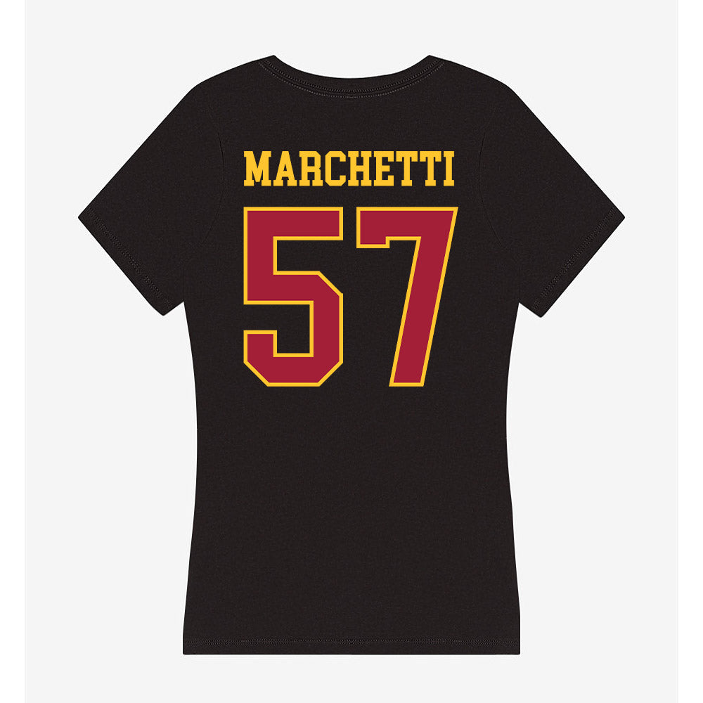 USC - NCAA Football : Roman Marchetti - Women's V-Neck T-Shirt-1