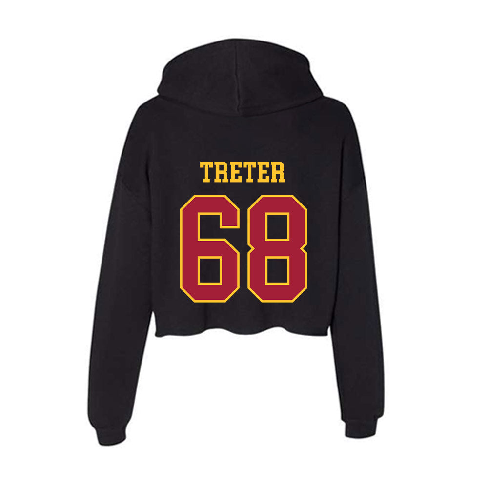 USC - NCAA Football : Hayden Treter - Women's Crop Fleece Hoodie-1