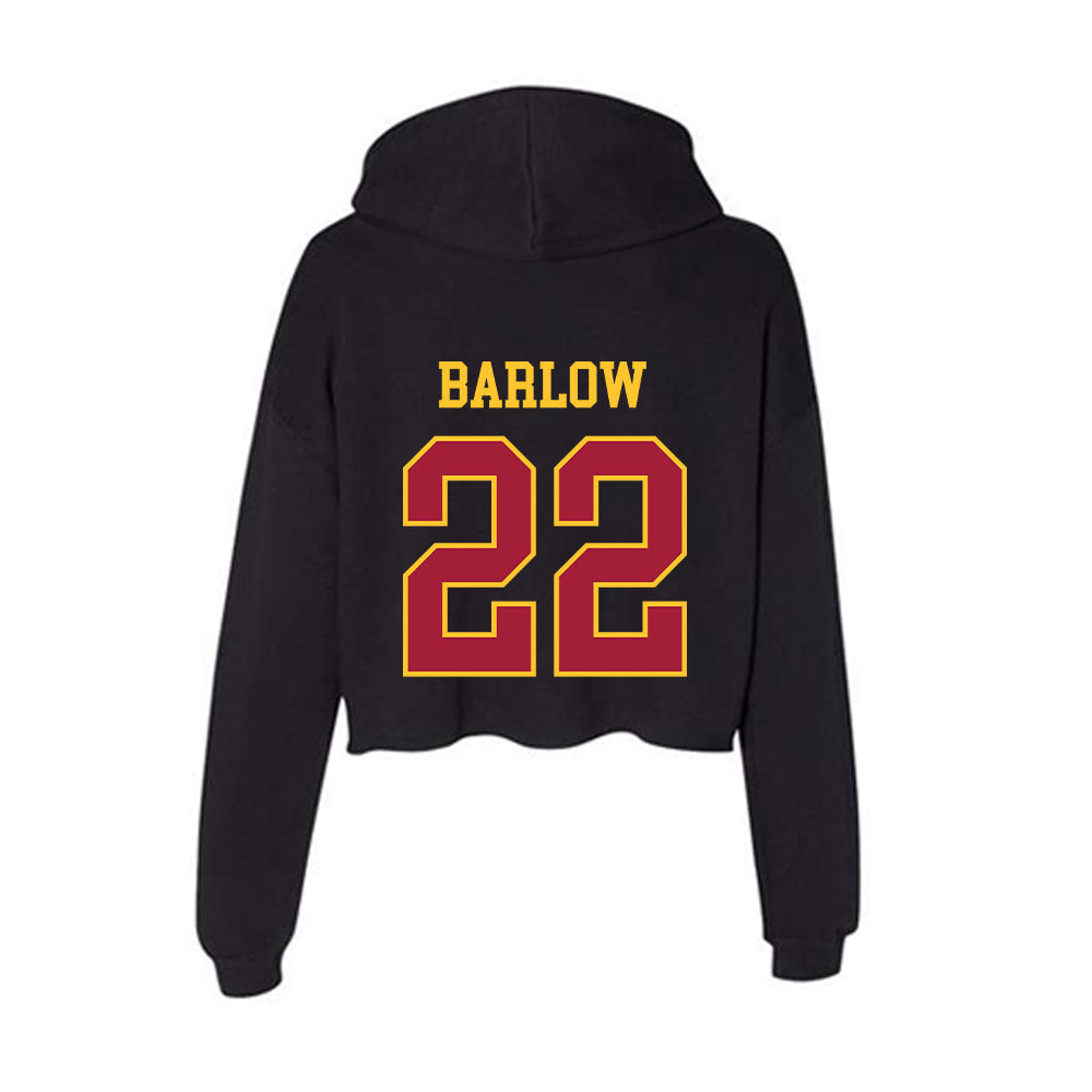 USC - NCAA Football : Darwin Barlow - Women's Crop Fleece Hoodie-1