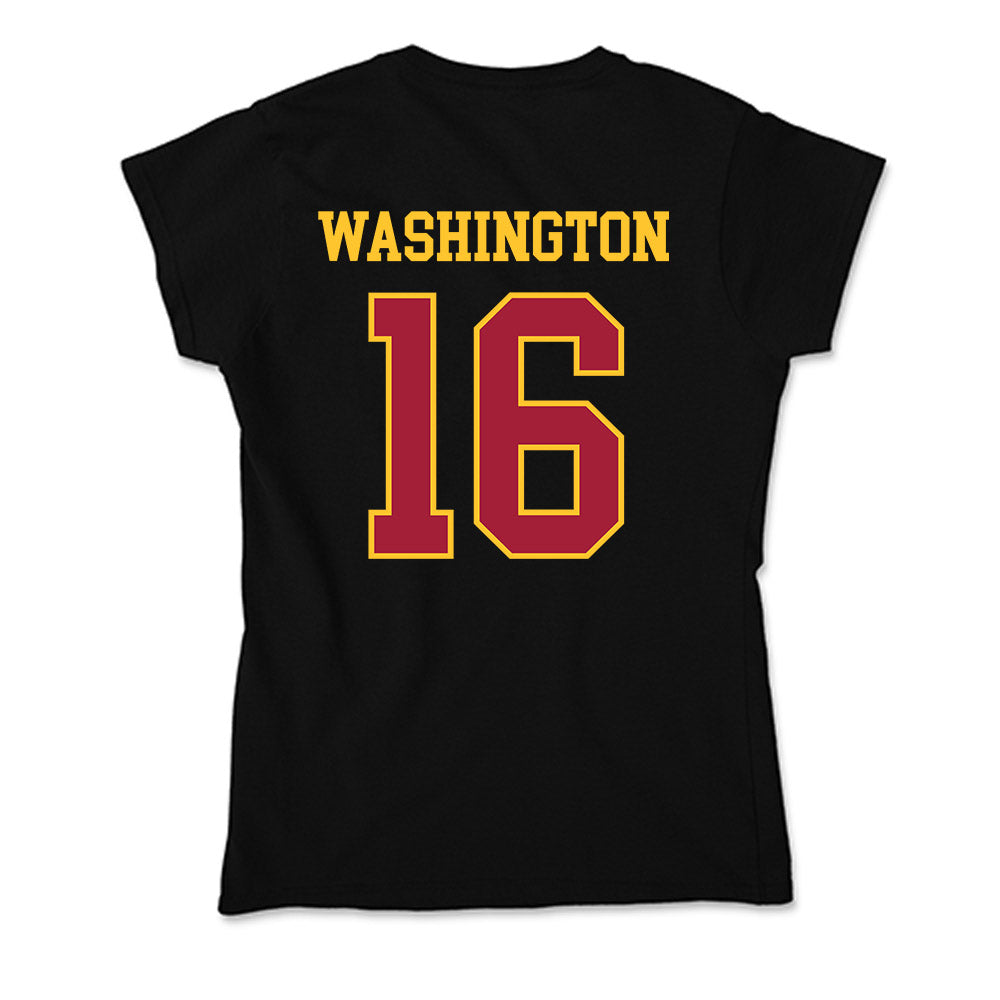USC - NCAA Football : Tahj Washington - Soft Style Women’s T-Shirt-1