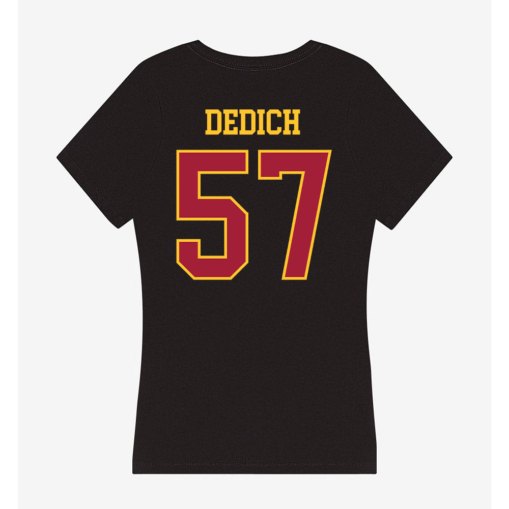 USC - NCAA Football : Justin Dedich - Women's V-Neck T-Shirt-1
