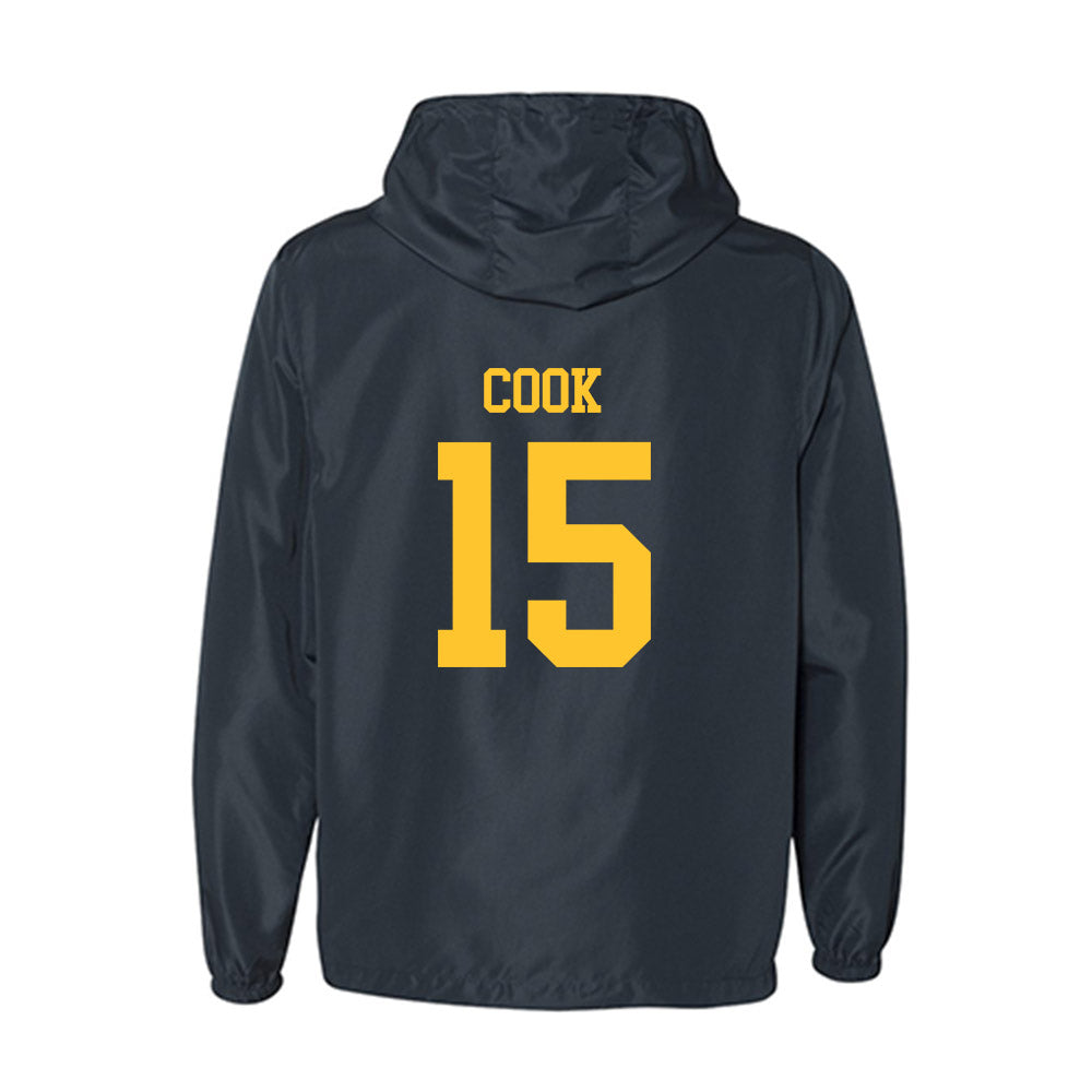 UC Berkeley - NCAA Football : Kaden Cook - Classic Shersey Windbreaker-1