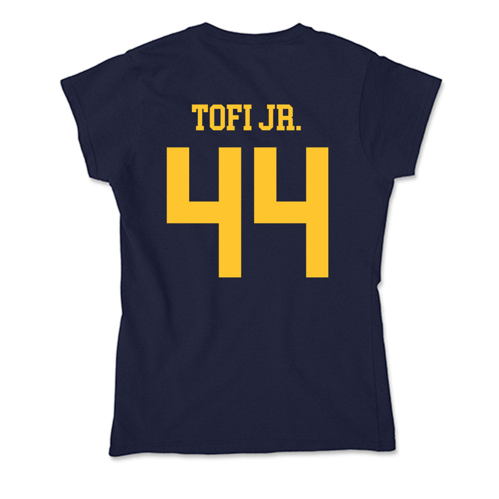 UC Berkeley - NCAA Football : John Tofi Jr. - Classic Shersey Soft Style Women’s T-Shirt-1
