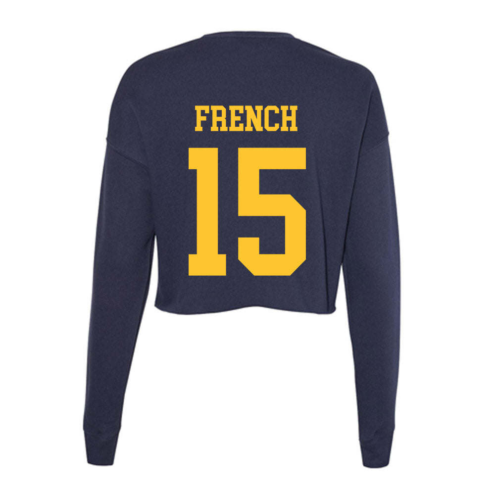 UC Berkeley - NCAA Baseball : Jacob French - Classic Shersey Women's Cropped Crew Fleece-1