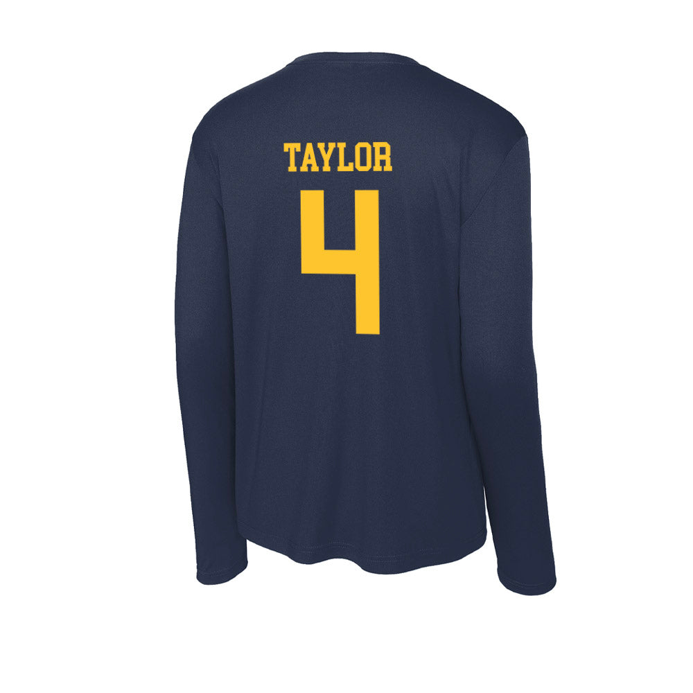 UC Berkeley - NCAA Baseball : Nikko Taylor - Classic Shersey Activewear Long Sleeve T-Shirt-1