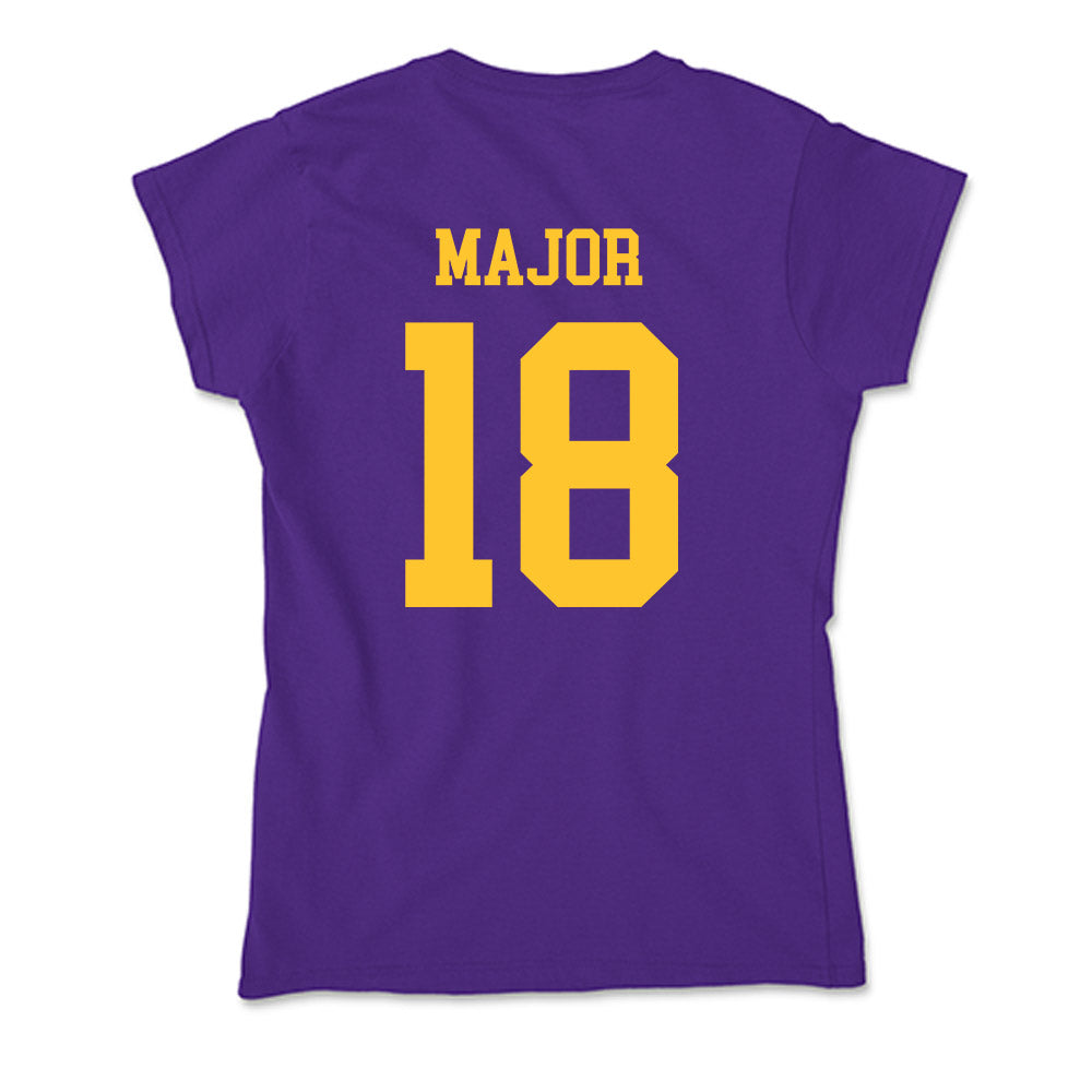 LSU - NCAA Women's Soccer : Kelsey Major - Soft Style Women’s T-Shirt-1
