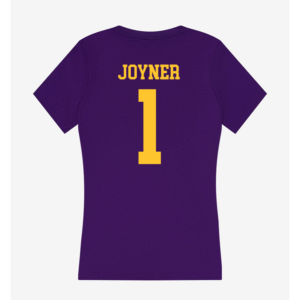 LSU - NCAA Women's Basketball : Amiya Joyner - Women's V-Neck T-Shirt-1