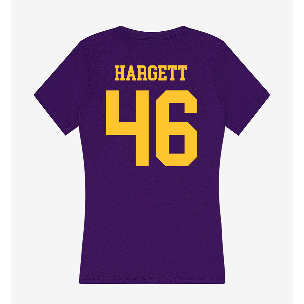 LSU - NCAA Football : Badger Hargett - Women's V-Neck T-Shirt-1